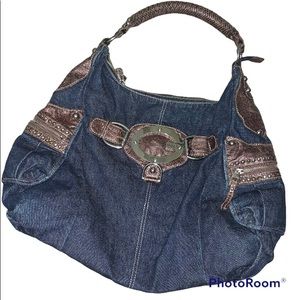 Denim Guess purse